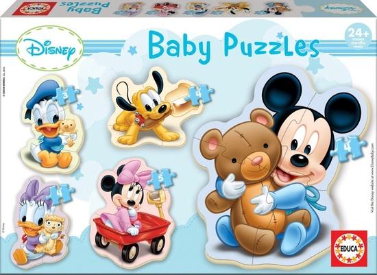 EDUCA Baby puzzle Miminka Disney 5v1 (3-5 dílků) - 13813
