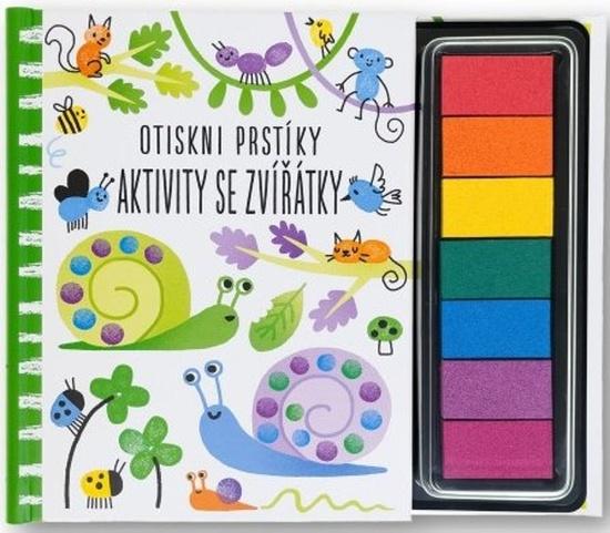 Levně Otiskni prstíky Aktivity se zvířátky