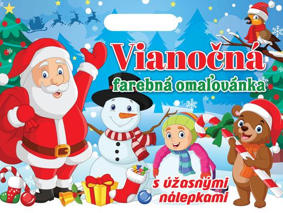 Levně Vianočná farebná omaľovánka