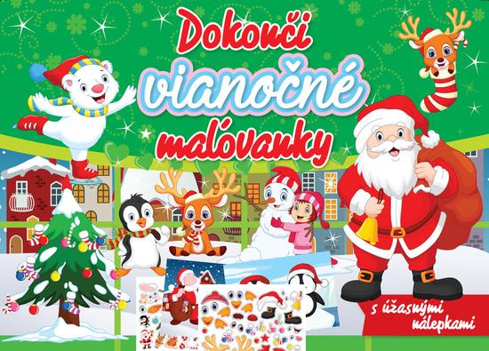 Levně Dokonči vianočné maľovanky
