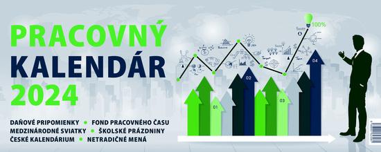 Pracovný kalendár 2024 - stolový kalendár