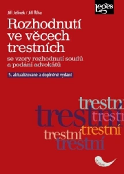 Rozhodnutí ve věcech trestních - 9788075026705