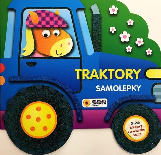 Levně Výsek TRAKTORY samolepky k opakovatelnému použití