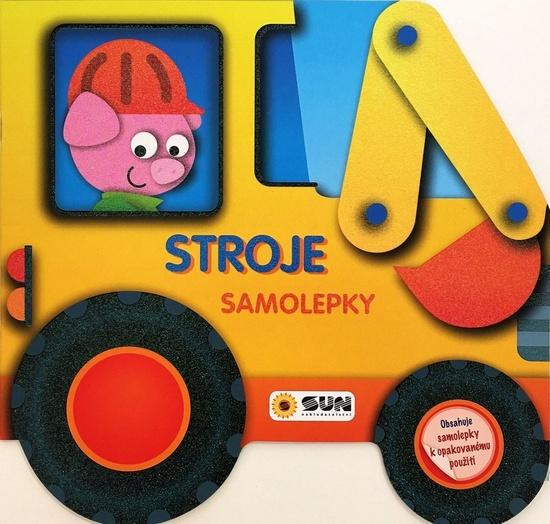 Levně Výsek STROJE samolepky k opakovatelnému použití