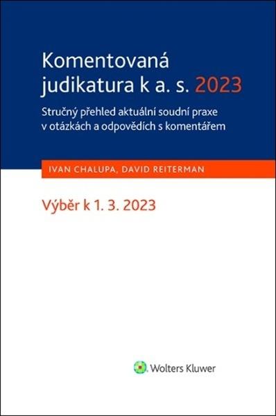 Levně Komentovaná judikatura k a. s. 2023