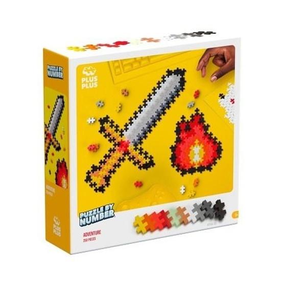 Levně Plus-Plus Skládej podle čísel - Dobrodružství 250 ks