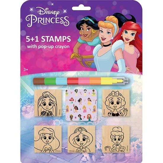 Levně Jiří Models Razítka 5 1 s voskovkou Disney Princezny