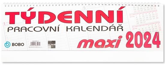 Pracovní maxi týdenní 2024 - stolní kalendář