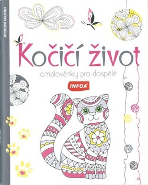 Levně Kočičí život Omalovánky pro dospělé