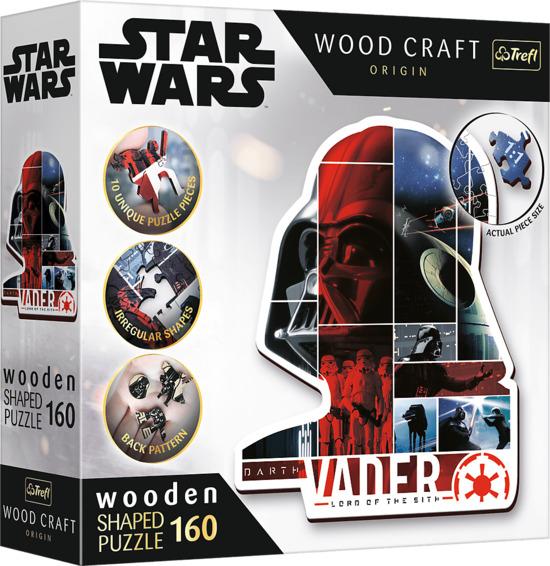 TREFL Wood Craft Origin puzzle Star Wars: Darth Vade 160 dílků - 20190