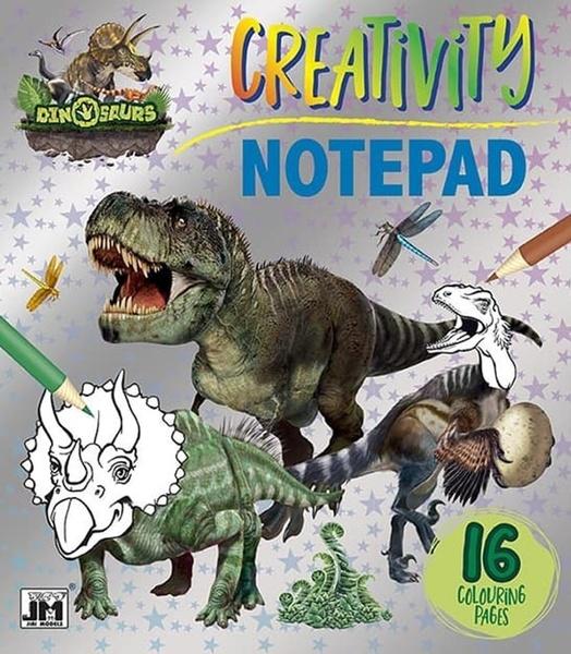 Levně Blok k vybarvení Dinosauři