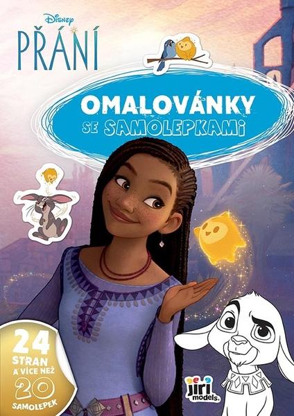 Levně Omalovánky A4 se samolepkami Přání