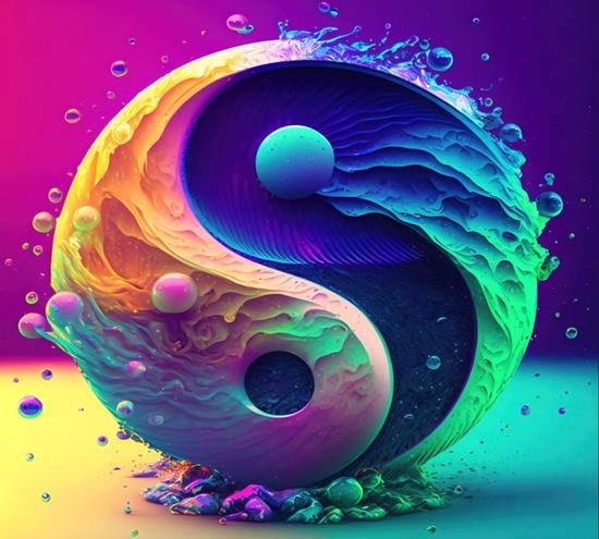 Levně Dřevěné puzzle Jin Jang A3