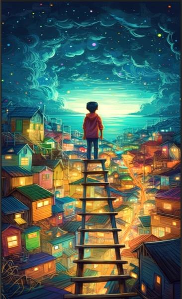 Levně Dřevěné puzzle Magické město A3