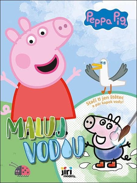 Levně Maluj vodou A4 Prasátko Peppa