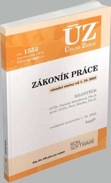 ÚZ 1552 Zákoník práce - 9788074885938