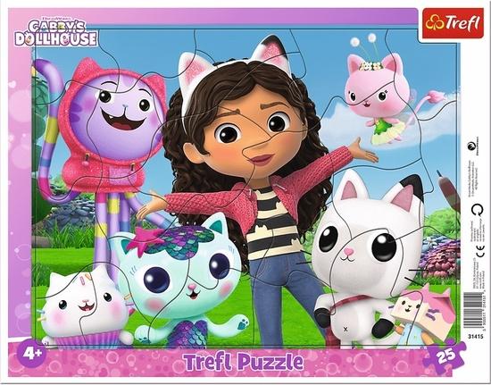 TREFL Puzzle Gábinin kouzelný domek 25 dílků - 31415
