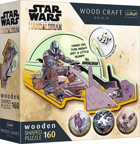 Levně TREFL Wood Craft Origin The Mandalorian Setkání 160 dílků
