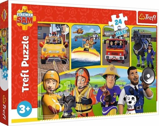 TREFL Puzzle Požárník Sam: Sam a přátelé MAXI 24 dílků - 14356