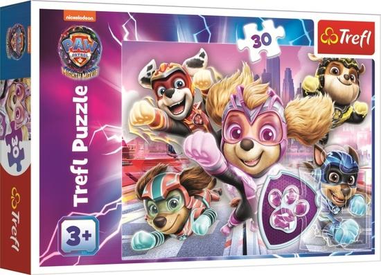 Puzzle Tlapková patrola Hrdinové z města 30 dílků