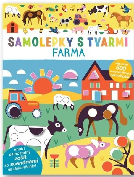 Levně Samolepky s tvarmi Farma