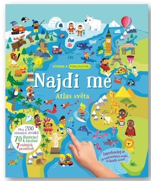Najdi mě Atlas světa - 9788025634165