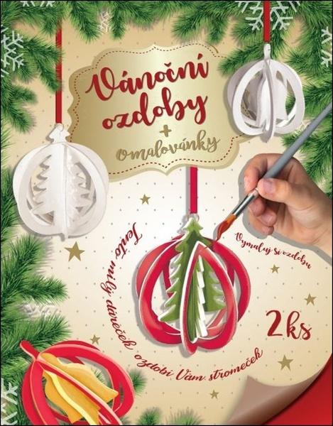 Levně 3D Omalovánky Stromek a zvonek
