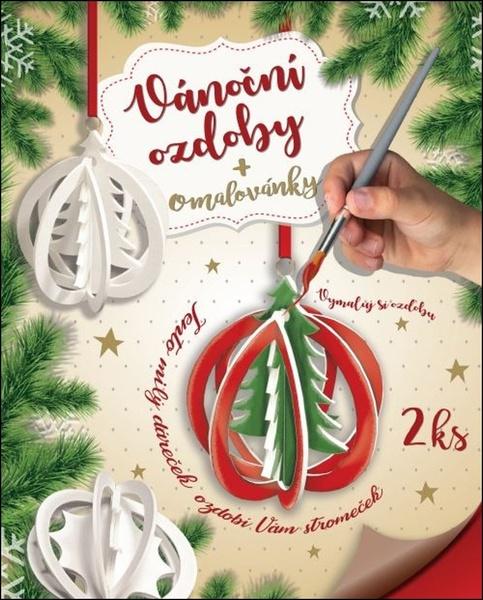 Levně 3D Omalovánky Stromek a hvězda