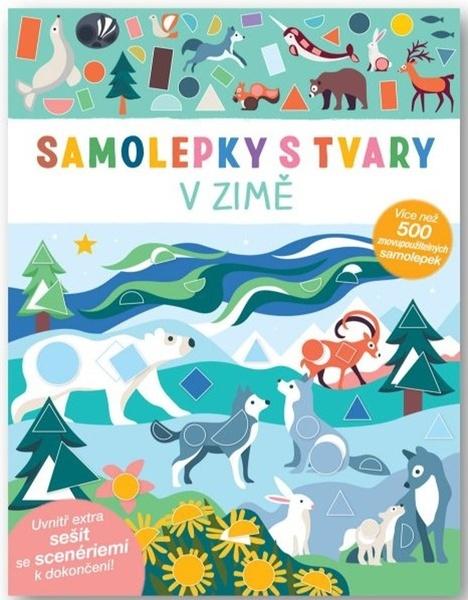 Samolepky s tvary V zimě - 9788025635728