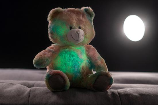 Levně TEDDIES Dětský medvídek duhový 40 cm