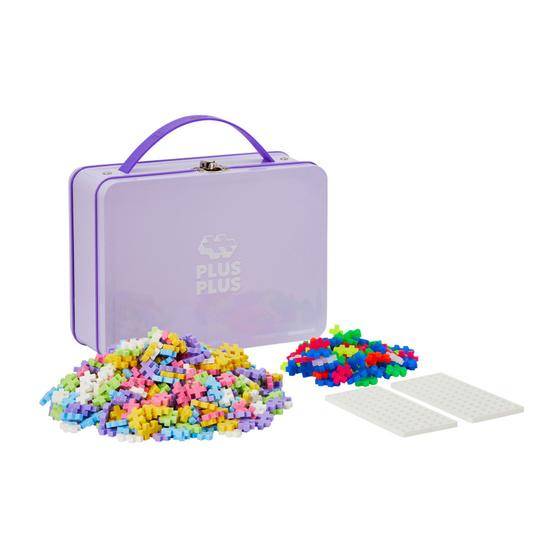 Levně Plus-Plus Kovový kufřík pastel - 600 ks