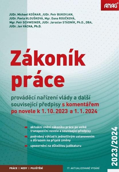Zákoník práce, prováděcí nařízení vlády a další související předpisy - 9788075543981