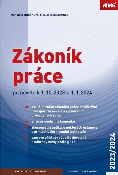 Zákoník práce 2023/2024 (sešitové vydání) - 9788075543974