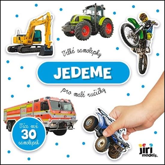 Levně Velké samolepky pro malé ručičky Jedeme!