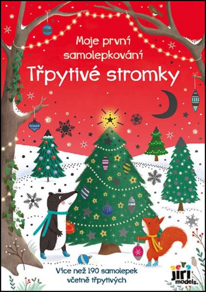 Levně JIRI MODELS Moje první samolepkování 190 Třpytivé stromky