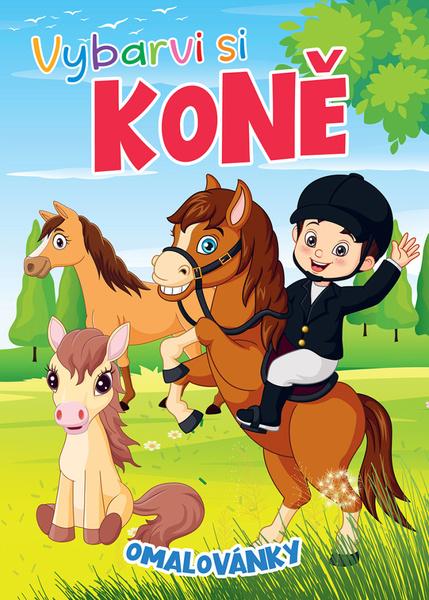 Levně FONI Book Omalovánky Vybarvi si koně