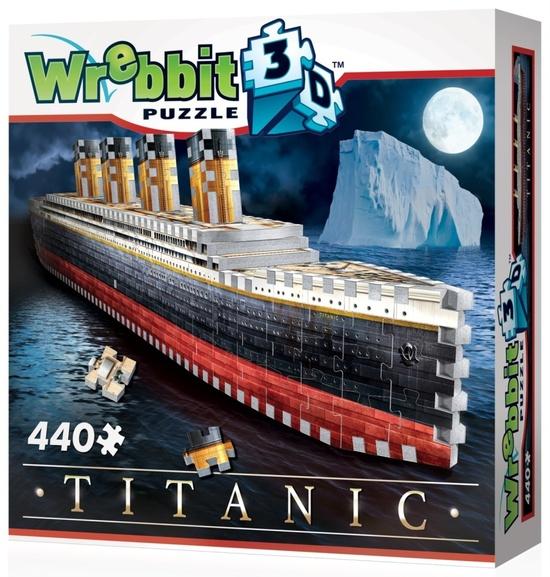 WREBBIT 3D puzzle Titanic 440 dílků - 01014