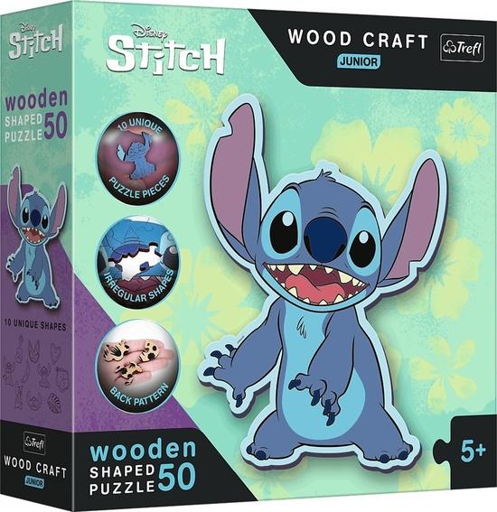 TREFL Wood Craft Junior puzzle Lilo & Stitch 50 dílků - 20205