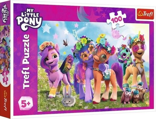 Levně TREFL Puzzle My Little Pony: Zábavní poníci 100 dílků