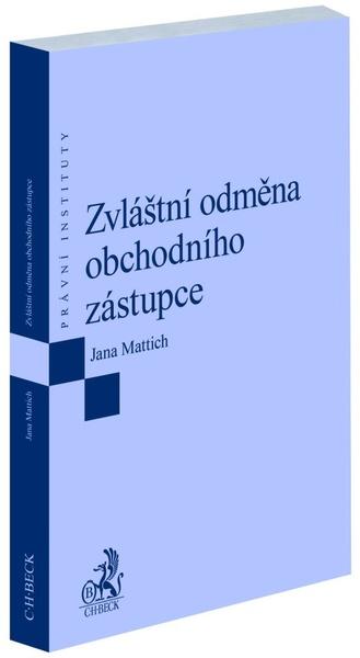 Zvláštní odměna obchodního zástupce - 9788074009358