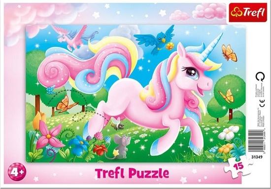 TREFL Puzzle Magický svět jednorožců 15 dílků - 31349