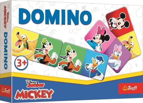 Levně Trefl Domino papírové Mickey Mouse a přátelé 21 kartiček