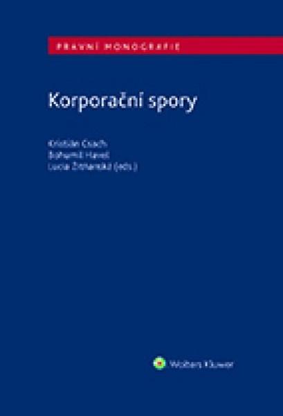 Korporační spory - 9788076767669