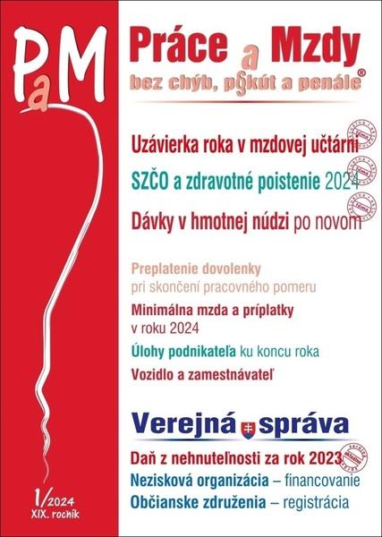 Levně Práce a Mzdy, bez chýb, pokút 1/2024