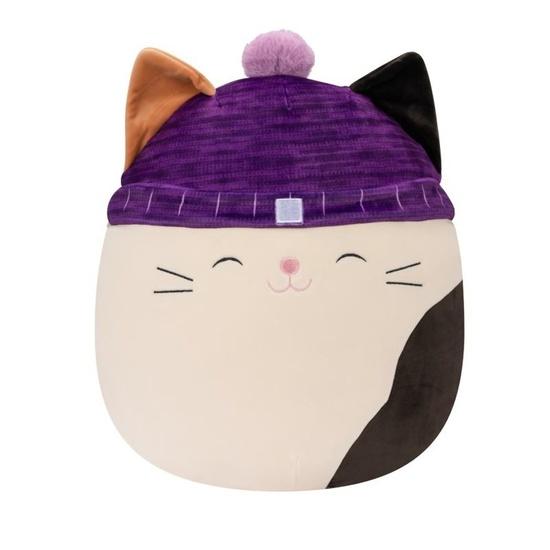 SQUISHMALLOWS Kočka s čepicí - Cam, 40 cm - SQCR04208-A