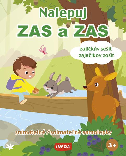 Nalepuj ZAS a ZAS zajíčkův sešit/zajačikov zošit - 9788075474582