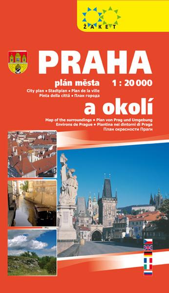 Praha a okolí 1:20T/1:190T - 9788072334988