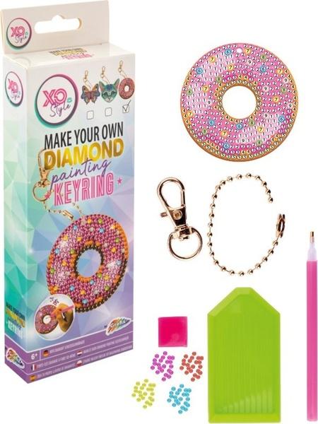 Levně GRAFIX Kreativní sada vyrob si vlastní diamantovou klíčenku DESIGN: DONUT