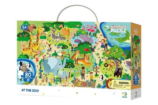 Levně Puzzle V Zoo 80 dílků