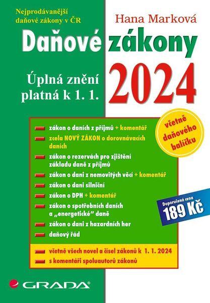 Daňové zákony 2024 - 9788027152438